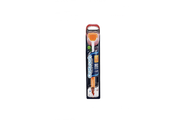 DenTek 2 in 1 Orabrush Tongue Cleaner Orange