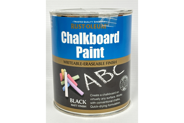 Rust-Oleum Chalkboard Paint Black Matt 750ml