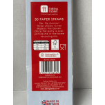 Right Royal Red, Blue & White Coloured Paper Straws 30 Pack