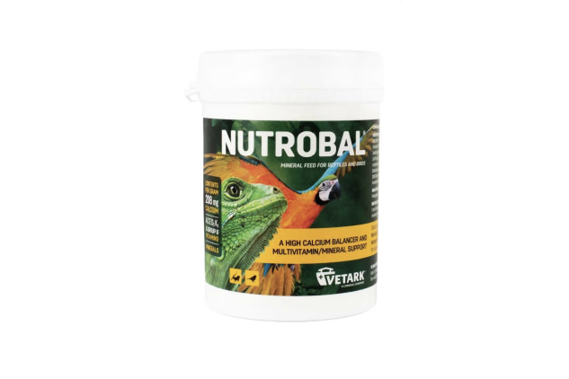 Nutrobal Calcium & Vitamin D3 & Mineral Supplement for Birds & Reptiles Powder Easy to administer 50g