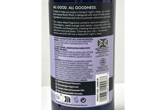 Baylis & Harding Goodness Lavender & Bergamot Body Wash 4 x 500ml