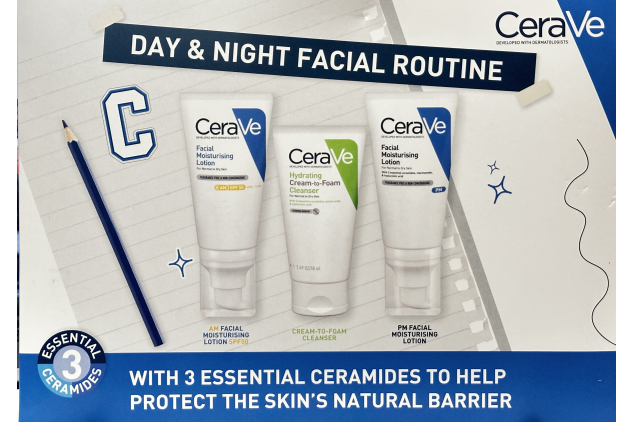 CeraVe Day & Night Facial Routine Set 3 Piece