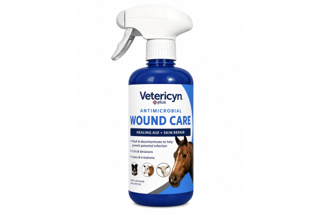 Vetericyn Plus All Animal Wound Skin Care Animal Wound Spray Itch and Sore Relief 473ml