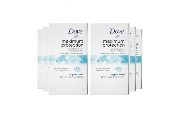 Dove Maximum Protection Original Clean Deodorant Cream Stick 6 X 45ml