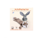 Squeaky Dog Toys, No Stuffing Crinkle Dog Toys Plush Interactive Dog Chew Toys for Large Medium Small Dog Toys for Puppy Teething 2 Pack