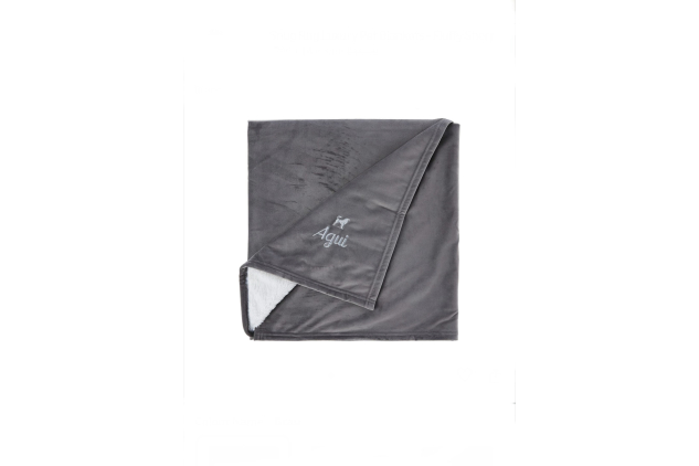 AGUI Velvet Pet Dog / Cat Blanket Grey 120 X 80cm