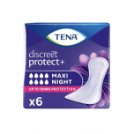 TENA Lady Discreet Protect + Maxi Night Pads 6 Pack