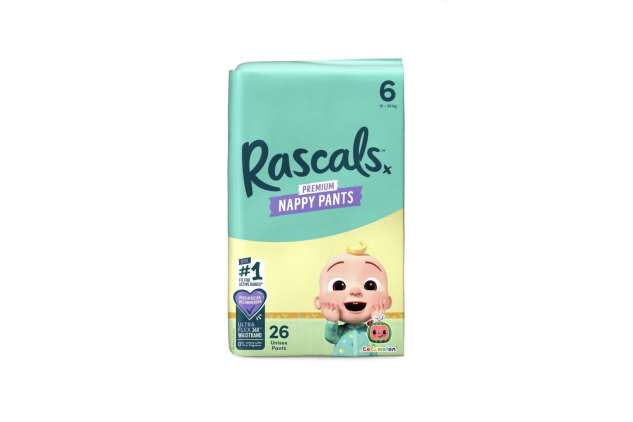 Rascals Premium Nappy Pants 6 15 - 20kg 26 pants