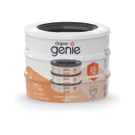 Diaper Genie Bags Refills 270 Count (Pack of 3) Clean Laundry Scent Diaper Pail Refills with Max Odor Lock
