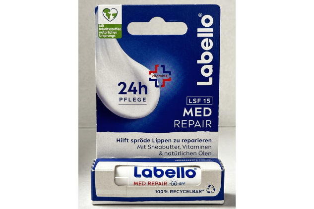 Labello Med Repair Lip Balm 4.8g SPF 15 24h Care For Dry Cracked Lips