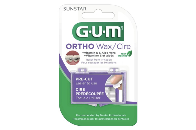 GUM Orthodontic Wax Mint Orthodontic Wax for Comfortable Braces Care