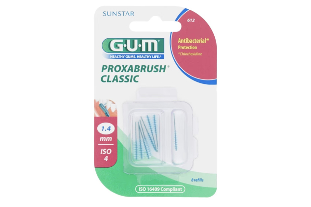 GUM Proxabrush Classic 8 Refills 1.4 mm ISO 4