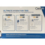 CeraVe Ultimate Hydration Trio Skincare Set SPF50 Serum & Moisturising Cream