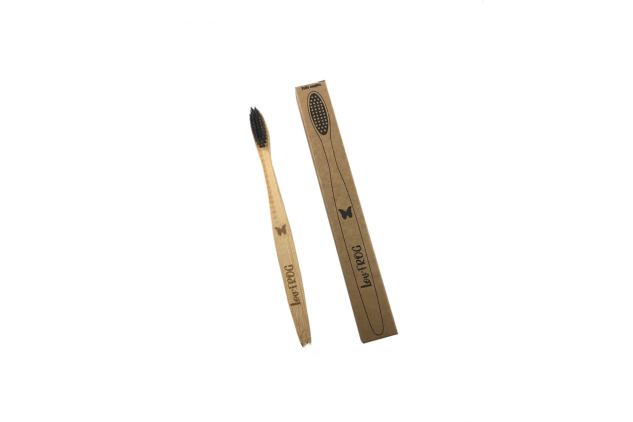 Kids Bamboo Toothbrush Soft Bristles Eco Friendly Butterfly Design