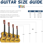 Tiger Mad About Left Handed 3/4 Classical Guitar Pack For Children Beginners