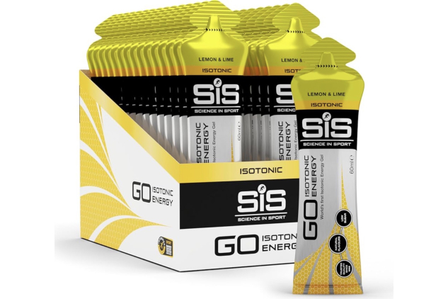SiS GO Isotonic Energy Gel Lemon & Lime 30 x 60ml Vegan Sports Fuel