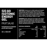 SiS GO Isotonic Energy Gel Fruit Salad 30 x 60ml Vegan Sports Fuel
