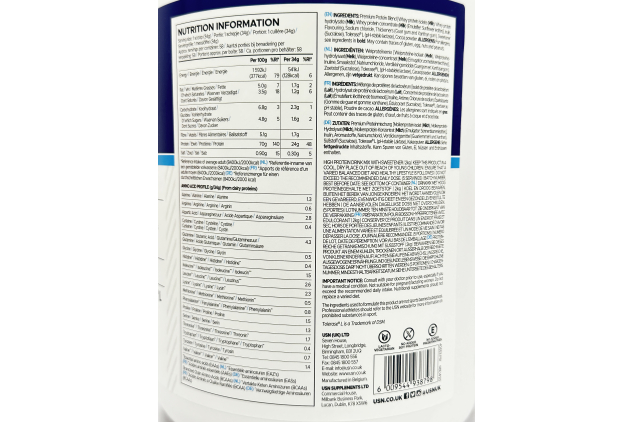 USN BlueLab 100% Whey Caramel Popcorn 2kg Premium Protein Powder