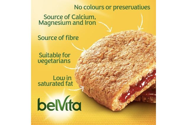 Belvita Soft Bakes Strawberry Filled Breakfast Biscuits 14 x 50g