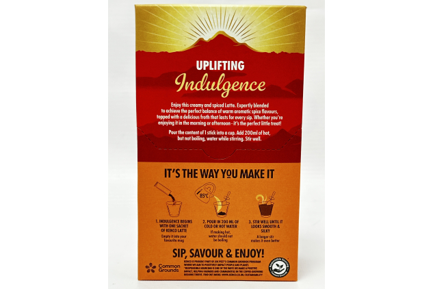 Kenco Classic Pumpkin Spice Latte Sachets 5 Packs of 8 | 40 Drinks Total