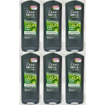 Dove Men+Care Extra Fresh Body Face & Hair Wash 6 x 400ml Bulk Buy