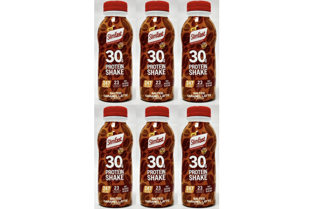 SlimFast 30g Protein Shake Salted Caramel Latte 6 x 325ml Ready To Drink