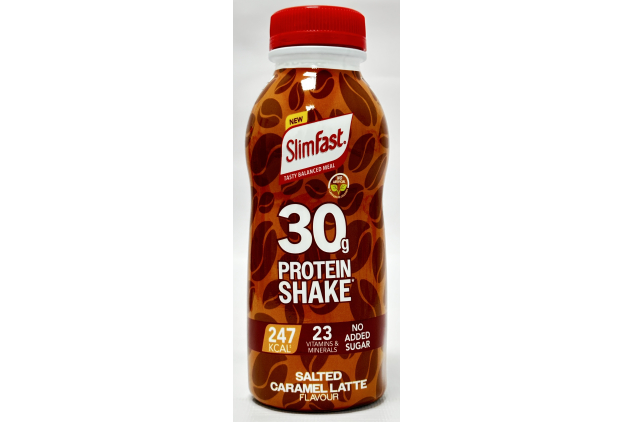 SlimFast 30g Protein Shake Salted Caramel Latte 24 x 325ml Ready To Drink