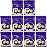 Cadbury White Buttons 100g Bags Pack of 10 White Chocolate Bulk Buy