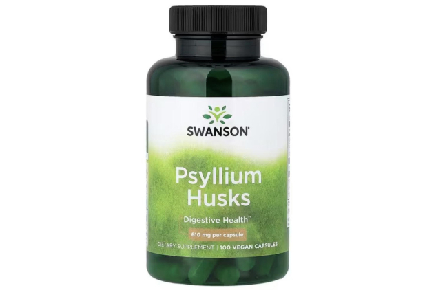Swanson Psyllium Husks 610mg 100 Vegan Capsules