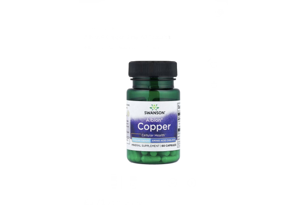 Swanson Albion Copper 2mg 60 Capsules