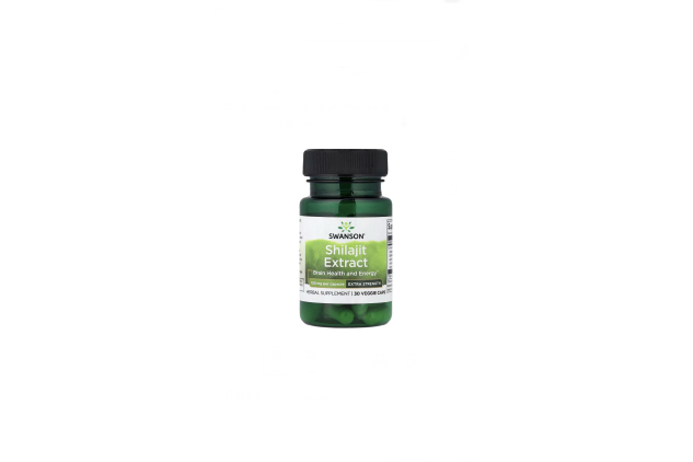 Swanson Shilajit Extract 100mg 30 Veggie Capsules