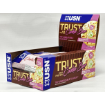USN Trust White Chocolate Raspberry Protein Cookie Bars 12 x 60g