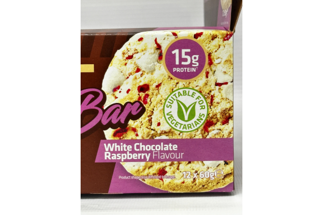 USN Trust White Chocolate Raspberry Protein Cookie Bars 12 x 60g