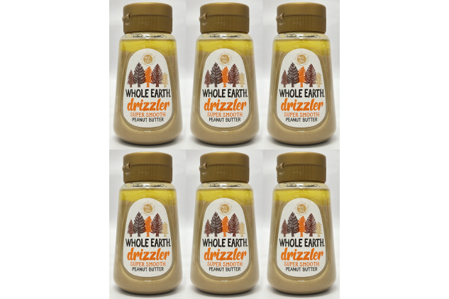 Whole Earth Drizzler Super Smooth Peanut Butter 6 x 320g | See Description