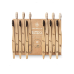 Bamboo Toothbrushes 12 Pack BPA Free Soft Bristles Eco-Friendly Natural Bamboo Toothbrush Set Biodegradable & Compostable