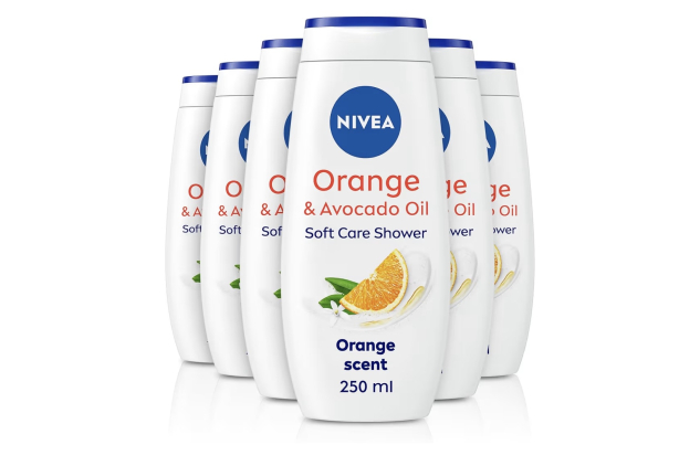 NIVEA Indulgent Moisture Orange & Avocado Oil Shower Cream 6 X 250ml