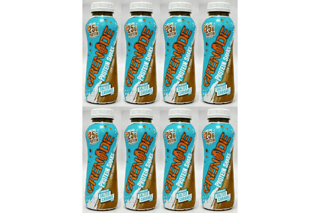 Grenade Chocolate Salted Caramel Protein Shake 8 x 330ml Low Sugar