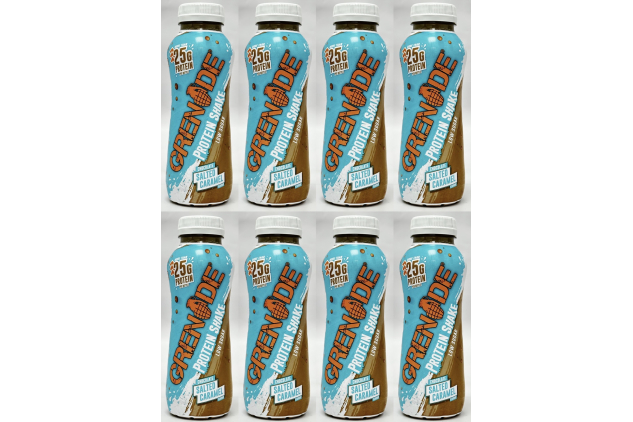 Grenade Chocolate Salted Caramel Protein Shake 8 x 330ml Low Sugar