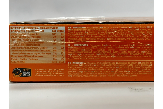 Grenade Jaffa Quake Protein Bars 72 x 60g High Protein Low Sugar | Bulk Buy Deal