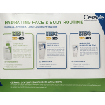 CeraVe Hydrating Face & Body Routine Skincare Gift Set 3 Pieces