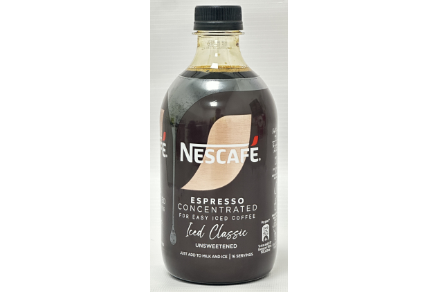 Nescafé Espresso Concentrate Iced Classic Unsweetened 6 x 500ml | 96 Servings Total