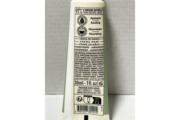 Panier des Sens Soothing Almond Hand Cream 30ml
