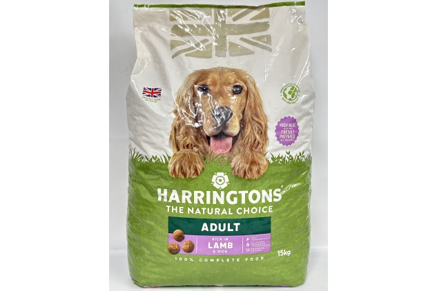 Harringtons Complete Dry Adult Dog Food Lamb & Rice 15kg | DAMAGED BAG