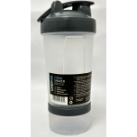 Chef Aid 500ml Protein Shaker Bottle with 200ml Storage Section
