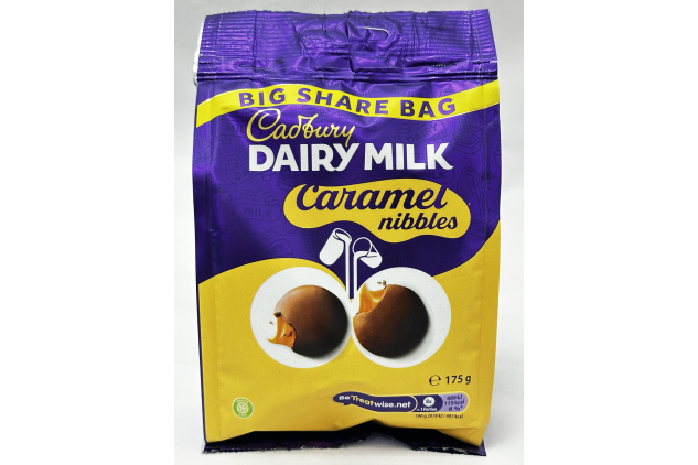 Cadbury Dairy Milk Caramel Nibbles Big Share Bags 9 x 175g