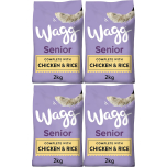 Wagg Senior Complete Dog Food Chicken & Rice 4 x 2kg