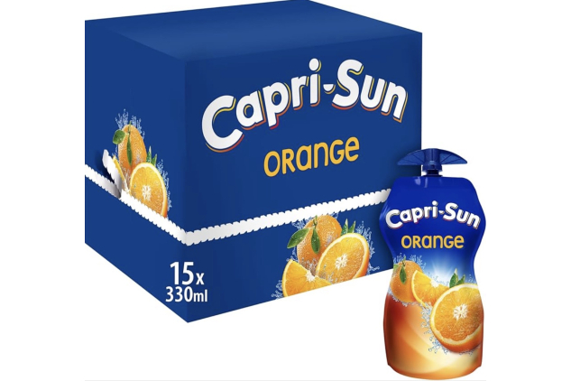 Capri-Sun Orange Juice Drink Pouches 15 x 330ml