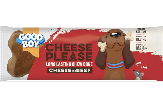Good Boy Cheese Please Cheese with Beef Dog Chew Bones 12 x 60g