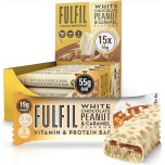 FULFIL White Chocolate Peanut & Caramel Protein Bars 15 x 55g