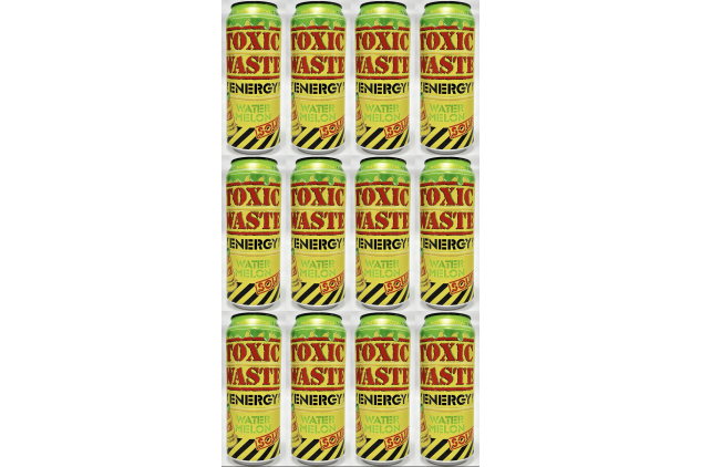 Toxic Waste Energy Watermelon Sour Energy Drink 12 x 500ml